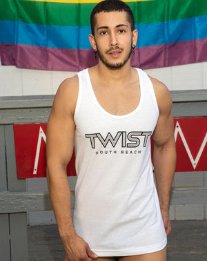 Open image in slideshow, TWIST WHITE TANK
